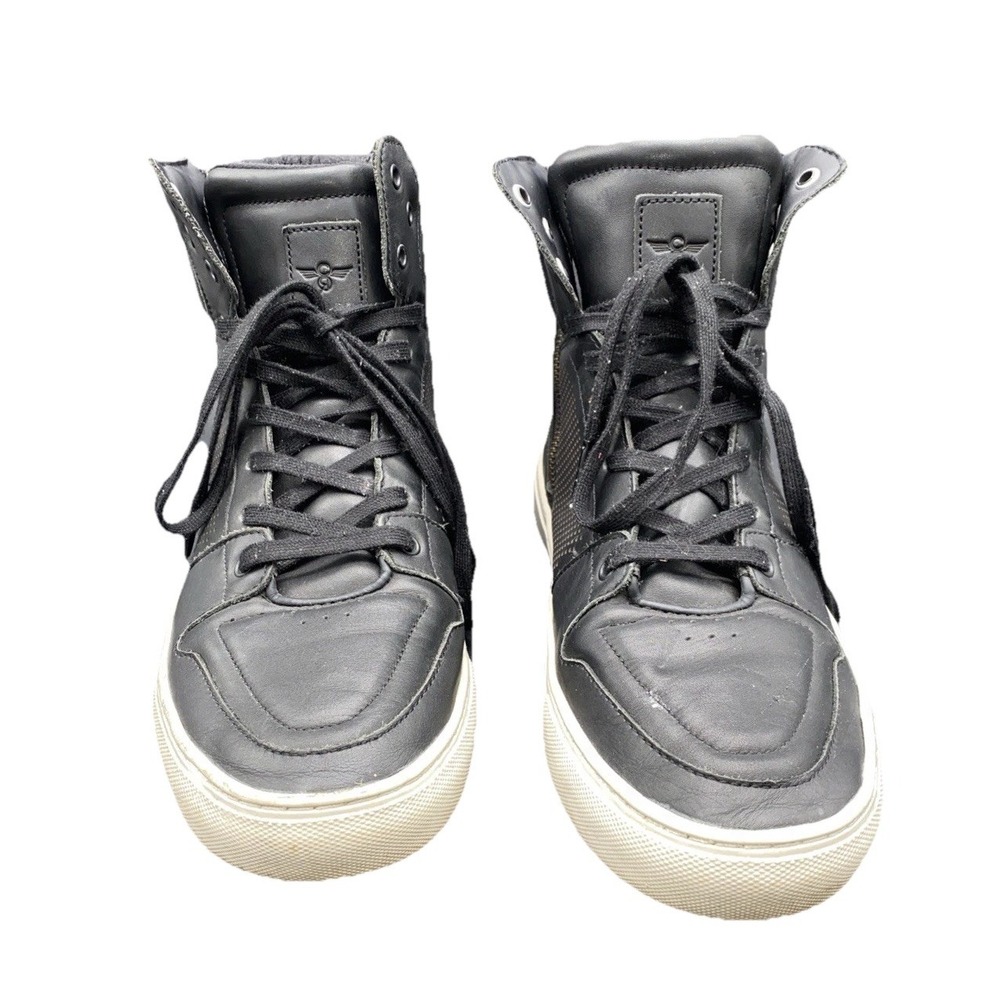 Creative‎ Recreation Adonis Mens 10 Black Zipper  High Top Sneaker